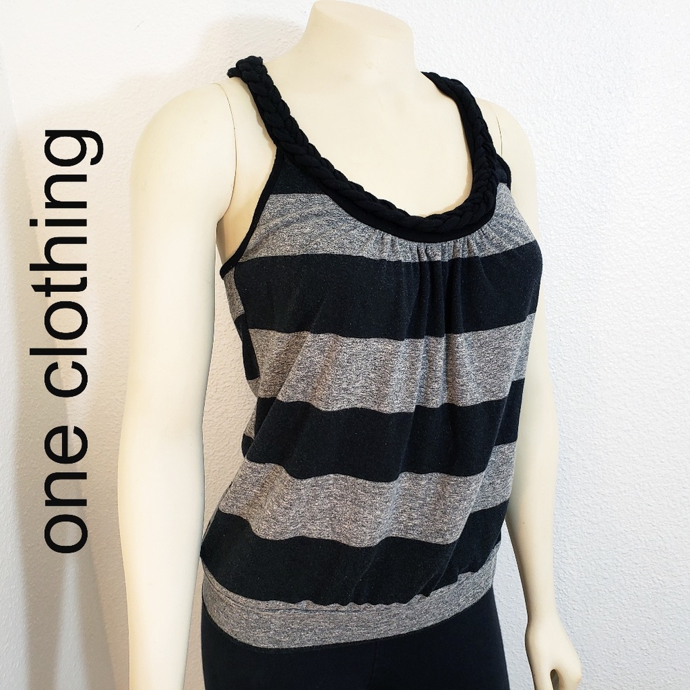 Striped Racerback tanktop S